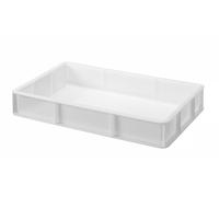HENDI Cassetta per lievitazione pizza e pane GN 1/1, contenitore per alimenti impasto, impilabile, senza coperchio, cassetta portaimpasto, senza BPA, 530x325x(H)90mm, HDPE