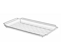 HENDI Cestello griglia da forno per friggitrice ad aria, GN1/1, CONVECTOMAT, fondo ondulato, resiste fino a 200°C, teglia da forno per patatine fritte, accessori per forno, 530x325x(H)40mm, inox