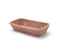 HENDI Cestino per pane, GN 1/3, rettangolare, espositore cesto contenitore da tavolo o da banco per pane, frutta e verdura, 325x176x(H)65mm, polipropilene