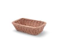 HENDI Cestino per pane, GN 1/4, rettangolare, espositore cesto contenitore da tavolo o da banco per pane, frutta e verdura, 265x162x(H)65mm, polipropilene