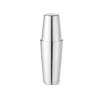 HENDI Cocktail Shaker, BarUp, agitatore Boston Tin-on-Tin, uso universale, 2 bicchieri di metallo ponderati: 600ml, ø90x(H)140mm e 800ml, ø92x(H)174mm, acciaio inox