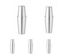 HENDI Cocktail Shaker, BarUp, agitatore Boston Tin-on-Tin, uso universale, 2 bicchieri di metallo ponderati: 600ml, ø90x(H)140mm e 800ml, ø92x(H)174mm, lavabile in lavastoviglie, acciaio inox
