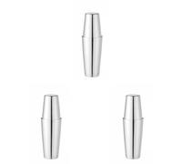 HENDI Cocktail Shaker, BarUp, agitatore Boston Tin-on-Tin, uso universale, 2 bicchieri di metallo ponderati: 600ml, ø90x(H)140mm e 800ml, ø92x(H)174mm, lavabile in lavastoviglie, acciaio inox