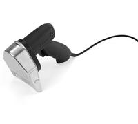 HENDI Coltello elettrico per kebab, shawarma, gyros, spessore di taglio regolabile 0-8mm, 2600 rpm, taglierina affettatrice elettrica professionale, 80W, 60kg/h, 230V, 202x125x(H) 182mm, acciaio inox