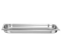 HENDI Contenitore Gastronorm GN 1/1, Budget Line, resistenza termica -40 °C a 250 °C, per forno e bagnomaria, 5L, 530x325x(H) 40mm, acciaio inox