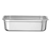 HENDI Contenitore Gastronorm GN 1/1 con maniglie, Budget Line, resistenza termica -40 °C a 250 °C, per forno e bagnomaria, 21L, 530x325x(H) 150mm, acciaio inox