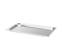 HENDI Contenitore Gastronorm, GN 1/1, resistenza termica -40 °C a 300 °C, compatibile con i forni a convezione, frigoriferi, bagno María, chafing dishes, 2.5L, 530x325x(H)20mm, acciaio inox 18/10