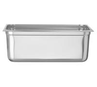 HENDI Contenitore Gastronorm, GN 1/1, resistenza termica -40 °C a 300 °C, compatibile con i forni a convezione, frigoriferi, bagno María, chafing dishes, 28L, 530x325x(H)200mm, acciaio inox 18/10