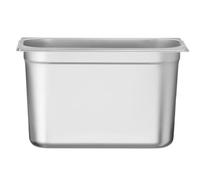 HENDI Contenitore Gastronorm, GN 1/3, resistenza termica -40 °C a 300 °C, compatibile con i forni a convezione, frigoriferi, bagno María, chafing dishes, 7.8L, 325x176x(H)200mm, acciaio inox