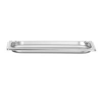 HENDI Contenitore Gastronorm, GN 1/3, resistenza termica -40 °C a 300 °C, compatibile con i forni a convezione, frigoriferi, bagno María, chafing dishes, 0.8L, 325x176x(H)20mm, acciaio inox