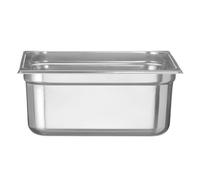 HENDI Contenitore Gastronorm, GN 2/3, resistenza termica -40 °C a 300 °C, compatibile con i forni a convezione, frigoriferi, bagno María, chafing dishes, 13L, 354x325x(H)150mm, acciaio inox 18/10
