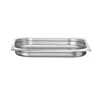 HENDI Contenitore Gastronorm, GN 2/3, resistenza termica -40 °C a 300 °C, compatibile con i forni a convezione, frigoriferi, bagno María, chafing dishes, 3L, 354x325x(H)40mm, acciaio inox