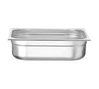 HENDI Contenitore Gastronorm, GN 2/3, resistenza termica -40 °C a 300 °C, compatibile con i forni a convezione, frigoriferi, bagno María, chafing dishes, 9L, 354x325x(H)100mm, acciaio inox