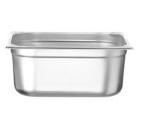 HENDI Contenitore Gastronorm, GN 2/3, resistenza termica -40 °C a 300 °C, compatibile con i forni a convezione, frigoriferi, bagno María, chafing dishes, 13L, 354x325x(H)150mm, acciaio inox