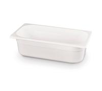 HENDI Contenitore Gastronorm, Recipiente GN, GN 1/3, resistente alle temperature da -40 °C a 110 °C, 4 L, 325x176x(H)100 mm, policarbonato bianco