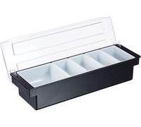 HENDI CONTENITORE PORTA CONDIMENTI INGREDIENTI 5 SCOMPARTI ABS 552131 BAR 2 2024