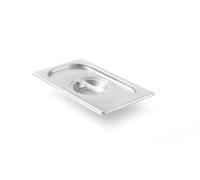 HENDI Coperchio Gastronorm GN 1/4, Kitchen Line, resistenza termica -40 °C a 250 °C, 265x162mm, spessore 0,7mm, acciaio inox