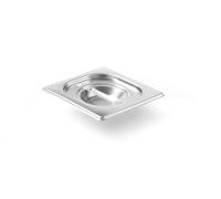 HENDI Coperchio Gastronorm, GN 1/6, Acciaio Inox