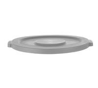 HENDI Coperchio rotondo chiuso, per 691038 Contenitore dei rifiuti rotondo, ø570x(H)35 mm, grigio, in polipropilene