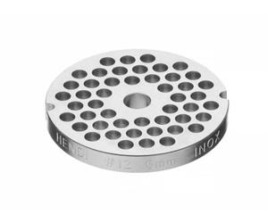 HENDI Disco Forato per Tritacarne No. 12, Fori Ø6mm, Accessori Parti di Ricambio per Macchina 210802, Piastra di Taglio Professionale, Ø70mm, Acciaio Inox