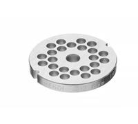 HENDI Disco Forato per Tritacarne No. 12, Fori Ø8mm, Accessori Parti di Ricambio per Macchina 210802, Piastra di Taglio Professionale, Ø70mm, Acciaio Inox