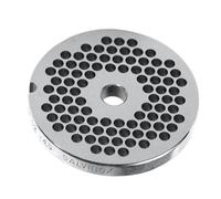 HENDI Disco Forato per Tritacarne No. 12, Fori Ø8mm, Accessori Parti di Ricambio per Macchina 282007, Piastra di Taglio Professionale, Ø82mm, Acciaio Inox