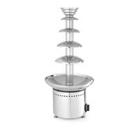 HENDI Fontana di cioccolato a 5 livelli, capacità: fino a 6 kg, 230 V / 265 W, Ø330x(H)700 mm, acciaio inossidabile