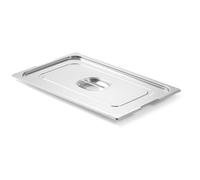 HENDI Gastronorm - Coperchio con impugnatura per contenitore del gas, adatto per chafing dishes, forni e congelatori, resistente a temperature da -40° a 300°C, GN1/1, 530x325mm, in acciaio INOX