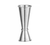 HENDI Jigger cocktail doppio 25/50ml, BarUp, misurino per bevande da barista professionale, dosatore per bar, barman, ø44x(H)110mm, acciaio inox
