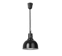 HENDI Lampada termica a cupola regolabile con lampada a infrarossi, colore | Per mantenere caldi cibi, ponte termico, scaldavivande, attacco E27, 230 V/250 W, diametro 250 x altezza 207 mm