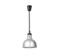 HENDI Lampada termica, a cupola, regolabile, con lampada a infrarossi | Per mantenere caldi cibi, ponte termico, scaldavivande, attacco E27, 230 V/250 W, diametro 250 x altezza 207 mm