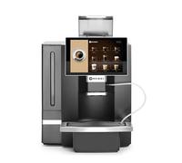 HENDI Macchina da caffè automatica con sistema di schiumatura del latte, macinino per chicchi, serbatoio dell'acqua, 17 bevande preprogrammate, touch screen da 10", macchina per espresso, 390 x 544 x