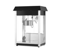 HENDI Macchina per popcorn, popcorn popper, con cassetto raccogli briciole, 230V, 1500W, 560x420x(H)770mm, alluminio, acciaio inox, vetro temperato, nero
