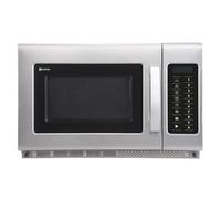 HENDI Microonde, 1800W, 10 programmi predefiniti, diametro massimo del piatto: 355mm, potenza entrata 3000W, 34L, 230V, 574x528x(H)368mm, camera 360x409x(H)225mm, acciaio inossidabile