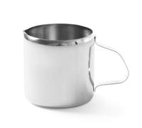 HENDI Mini bricco per crema/latte, capacità 70ml, caraffa crema, brocca dispenser, creamer, piccola lattiera, mini contenitore dosatore per panna, crema, latte, ⌀45x(H)45mm, acciaio inox