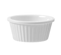 HENDI Mini ciotola/ramekin in melamina per servizio e presentazione, 35 ml, singola, ⌀60x(H)25 mm, bianco