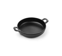 HENDI Mini contenitore per presentare e servire i cibi, con forma di casseruola, piatto da portata, tegame, vassoio da portata, non adatto a forni e a microonde, 189x147x(H) 37mm, melamina, nero
