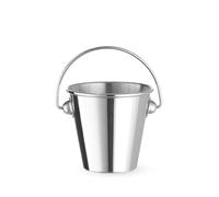 HENDI Mini secchio da servizio con manico, ⌀75x(H)66mm, acciaio inox