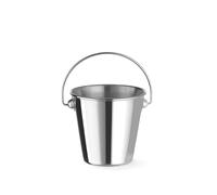 HENDI Mini secchio da servizio con manico, ⌀90x(H)85mm, acciaio inox