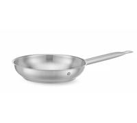 HENDI Padella Senza Coperchio, Acciaio Inossidabile, Argento, 24 cm Ø24cm