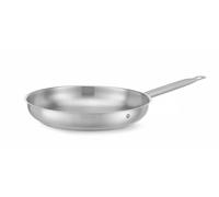 HENDI Padella da Friggere senza Coperchio, 4,2L, Fondo Sandwich a Induzione, Adatta per Gas, Elettrico, Ceramica, Induzione e Lavastoviglie, Manico Lungo Isolante, Ø320x(H) 59mm, Inox, Alluminio