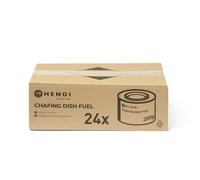 HENDI Pasta combustibile per chafing dish, senza fu 24 pezzi Durata: 3 Ore/200 G