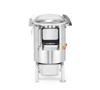 HENDI Pelapatate, 5 kg di patate per carico, Capacità ottima di pelatura: 100 kg/ora, peso: 38, 9 kg, 230V, 550W, 622x540x(H)802mm, acciaio inox