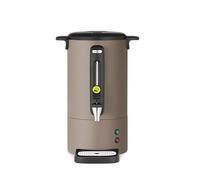 HENDI Percolatore per caffè 7L UNIQ, caffettiera a parete singola, filtro integrato, macchina per caffè a percolazione, 230V, 50/60Hz, 1050W, 307x330x(H) 450mm, grigio tortora, Inox, PP