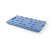 HENDI Piastra eutettica fredda professionale, GN 1/1, per contenitori termici, elemento refrigerante, accumulatore di freddo, blocco termico, di ghiaccio, borsa termica, 530x325x(H)30mm, HDPE, blu