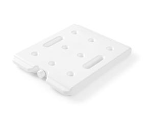 HENDI Piastra eutettica fredda professionale, GN 1/2, per contenitori termici, elemento refrigerante, accumulatore di freddo, blocco termico, di ghiaccio, borsa termica, 325x265x(H)30mm, HDPE, bianco