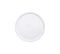 HENDI Piatto per Pizza Rotondo in Porcellana Smaltata, Piatto Portapizza a Tinta Unita, Adatto a Microonde e Lavastoviglie, ⌀330mm, Bianco