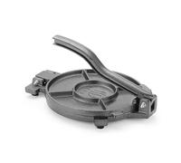 HENDI Pressa per tortillas, utensile manuale in ghisa per tortillas, tacos, arepas e empanadas, ø26cm, 7 kg, piedi antiscivolo, 350x265x(H)170mm
