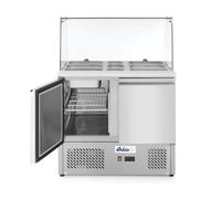 HENDI Saladette a due porte con vetrinetta 300L