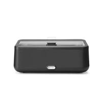 HENDI Scaldavivande, UNIQ, Buffet server, chafing dish, elettrico, sistema di bagnomaria, 12,5L, 220V, 700W, 607x402x(H)245mm, vetro temperato, acciaio inox, Alu, PP, nero